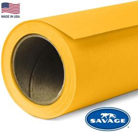 img 3 attached to 📸 Savage Seamless Paper Photography Backdrop #71 Deep Yellow: Ideal for YouTube Videos, Live Streaming & Portraits - 86 in x 36 ft - Made in USA