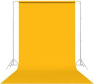 📸 savage seamless paper photography backdrop #71 deep yellow: ideal for youtube videos, live streaming & portraits - 86 in x 36 ft - made in usa logo