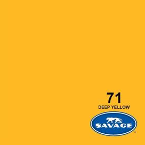 img 2 attached to 📸 Savage Seamless Paper Photography Backdrop #71 Deep Yellow: Ideal for YouTube Videos, Live Streaming & Portraits - 86 in x 36 ft - Made in USA