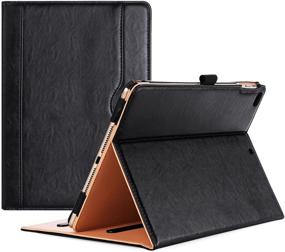 img 4 attached to 📱 ProCase iPad 9.7 Case (Old Model) 2018 iPad 6th Generation / 2017 iPad 5th Generation Case - Stand Folio Cover Case for Apple iPad 9.7 inch, Compatible with iPad Air 2 /iPad Air -Black