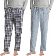 cotton lightweight drawstring pockets bottoms men's clothing logo