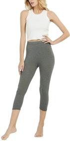 img 4 attached to Vaborous Active Leggings Legging Running Girls' Clothing and Leggings