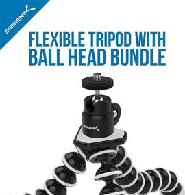 img 3 attached to 📸 Sabrent Flexible Tripod Bundle with Ball Head, Optimized for Standard Tripod Mount (GP-TRPD-TBHD)