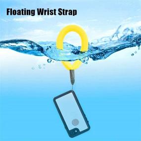 img 3 attached to 📷 2020 Yellow Waterproof Camera Float Strap and Life Pouch Case Set for Underwater Cameras, Camcorders, and Phones