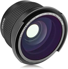 img 4 attached to 📷 Enhanced Opteka 58MM 0.35x Fisheye Wide Angle Lens + Macro Close Up Attachment for Canon DSLR Cameras