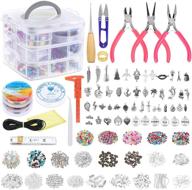 💎 complete jewelry making kit: shynek 2035pcs supplies, tools, findings, charms, beads for adults - necklace, earring, bracelet making logo