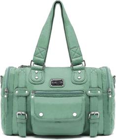 img 4 attached to Scarleton Satchel Handbag: Stylish Crossbody Shoulder Bag for Women's Essentials