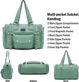 img 1 attached to Scarleton Satchel Handbag: Stylish Crossbody Shoulder Bag for Women's Essentials