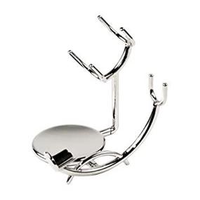 img 2 attached to 🪒 Super Safety Razors' Chrome Stand for Straight Razors, Barber Razors, Cartridge Razors, and Long Handle Safety Razors: Ultimate Shaving Brush Stand