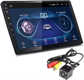 img 4 attached to 📻 High-Performance 9 Inch Android 8.1 WiFi Universal Car MP5 Player with GPS Navigation, Bluetooth, FM & Rear View Camera