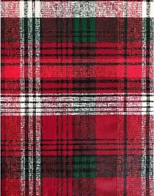 img 1 attached to 🎄 Enhance Your Christmas Dining Experience with the Newbridge Christmas Flannel Tablecloth Rectangle