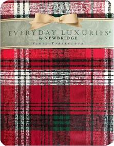 img 3 attached to 🎄 Enhance Your Christmas Dining Experience with the Newbridge Christmas Flannel Tablecloth Rectangle