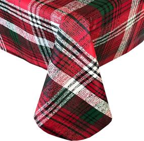 img 2 attached to 🎄 Enhance Your Christmas Dining Experience with the Newbridge Christmas Flannel Tablecloth Rectangle