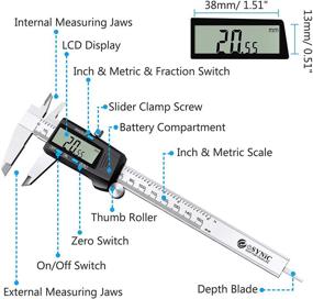 img 3 attached to 📏 Stainless Steel Electronic Fraction Conversion Measuring Device