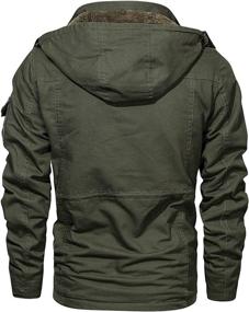 img 2 attached to CARWORNIC Military Thicken Windbreaker Removable