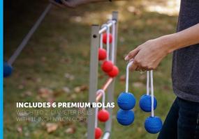 img 1 attached to 🎯 Triumph Premium Ladder Toss Outdoor Game Set: Classic vs All Pro Series - Includes Soft Bola Balls, Carrying Case, and Score Trackers