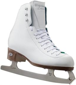 img 4 attached to Riedell 119 Emerald Women's Ice Skates with Steel Luna Blade - Ideal for Recreational Figure Skating