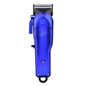 img 1 attached to 💈 Ultimate Styling Power: StyleCraft Absolute Alpha Professional Modular Cordless Hair Clipper in Matte Blue, Pink, and Black