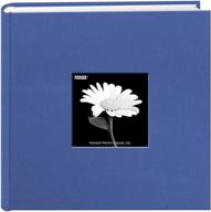 📷 sky blue 4x6 photo album with 200 pockets - fabric frame cover for improved seo logo