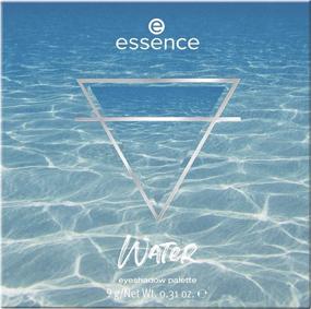 img 3 attached to Палитра теней для век Essence Water - 9 холодных оттенков, смешиваемые и без глютена и парабенов - cruelty-free