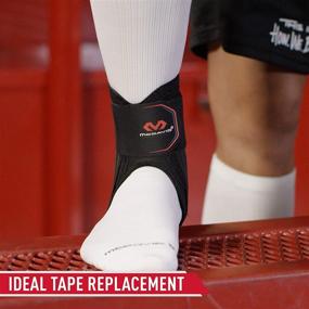 img 1 attached to McDavid Stealth Ankle Brace (Small) with Flex-Support Stays - Ideal for Cleats