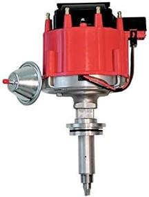 img 2 attached to 🔧 Proform 67040 HEI Distributor with Vacuum Advance, Steel Gear, Red Cap - Designed for Mopar 273-360