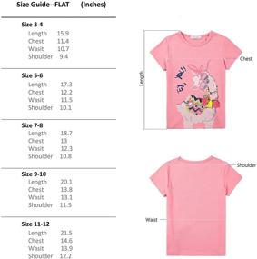 img 1 attached to MINIHOMiE Short Sleeve T Shirts Graphic Little Girls' Clothing for Tops, Tees & Blouses