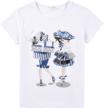 minihomie short sleeve t shirts graphic little girls' clothing for tops, tees & blouses logo