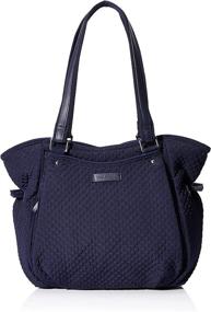 img 4 attached to Vera Bradley Microfiber Glenna Satchel Women's Handbag & Wallet Set in Satchel Style