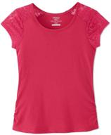 fuchsia french toast sleeve shoulder girls' clothing: shop stylish tops, tees & blouses logo