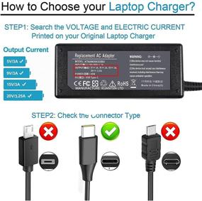 img 2 attached to 🔌 High-Quality 65W 45W USB-C Charger | Compatible with Lenovo ThinkPad T480 T480s T580 T580s T490 T490s T495S T590 T470 E585 E580 E590 E595 E495 E490 E490S E480 E485 S540 S340 S940 S730 X390 X280 X270 L380 L390 L590 AC Adapter