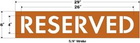 img 3 attached to 🌎 Premium Reusable Pavement Stencil: Eco-Friendly Made in USA (4 inch, No Paint Option)