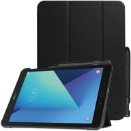 чехол fintie slim shell для samsung galaxy tab s3 9,7, ультратонкий чехол-подставка с держателем для s pen и функцией автоматического включения/выключения - черный (выпуск 2017 года, sm-t820/t825/t827) логотип