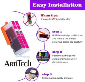 img 2 attached to 🖨️ ARTITECH CLI-281 XXL Magenta Ink Cartridges: Canon Replacement for TS9120, TR7520, TR8520, TS6120, TS6220, TS8120, TS8220, TS9520, TS6320, TS9521C - 2 Pack CLI281 M