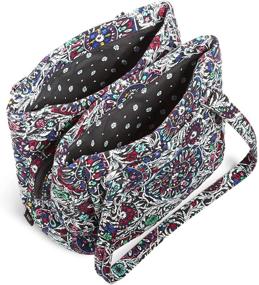 img 2 attached to 👜 Cotton Multi-Compartment Shoulder Satchel Purse by Vera Bradley