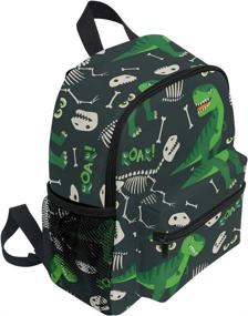 img 3 attached to 🦕 Dinosaur Backpack Schoolbag: OREZI Preschool & Kids' Backpack Collection