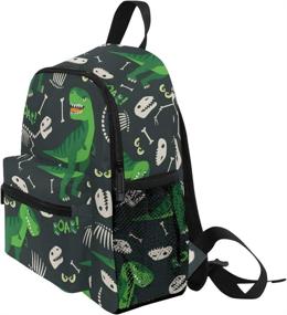 img 2 attached to 🦕 Dinosaur Backpack Schoolbag: OREZI Preschool & Kids' Backpack Collection