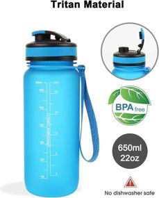 img 3 attached to GOX Sports Water Bottle Proof Outdoor Recreation
