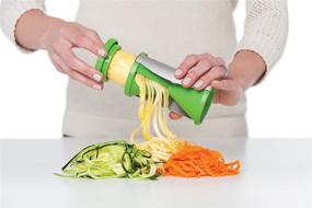 img 4 attached to HIC Easy Turn Vegetable Spiralizer Spaghetti