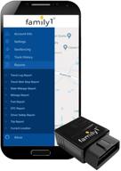🚗 family1st plugin obd gps tracker: real-time tracking with smart alerts & instant reports logo