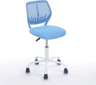 versatile blue adjustable task chair - perfect for office, home, and children's study логотип