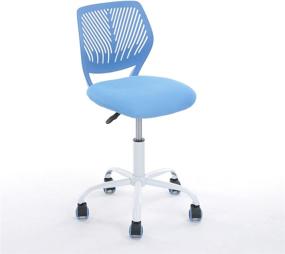 img 2 attached to Versatile Blue Adjustable Task Chair - Perfect for Office, Home, and Children's Study