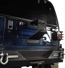 img 1 attached to 🔧 Высококачественный держатель запасного колеса u-Box для крышки багажника для моделей Jeep Wrangler YJ TJ LJ 87-06