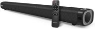 🔊 topvision 36-inch sound bar with built-in subwoofer - 2.1ch with 3d surround sound tv speaker, bluetooth 5.0, usb, aux/rca, optical, coa, hdmi arc input logo