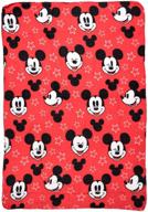 jay franco disney mickey mouse plush fleece throw blanket for kids - 45x60 inches - high quality and cozy logo