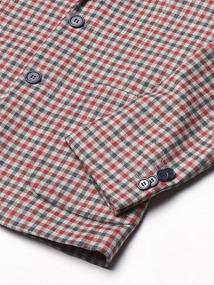 img 1 attached to Isaac Mizrahi 2 Piece Gingham Contrast Boys' Clothing