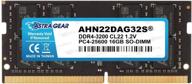 💾 astra gear 16gb 3200mhz ddr4 ram модуль для геймерских ноутбуков/ноутбуков, 16gbx1, non-ecc, so-dimm 260 pin, pc4-25600, модель ahn22dag32s логотип