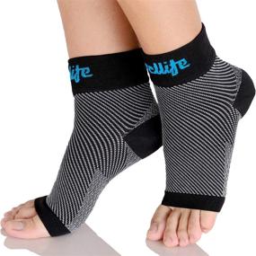 img 4 attached to Dowellife Plantar Fasciitis Socks: Compression Support Sleeves for Swelling, Tendonitis, and Heel Spur Relief - Men and Women