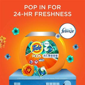img 2 attached to 🌧️ Tide PODS Plus Febreze Botanical Rain: Powerful 12-load HE Detergent Pacs