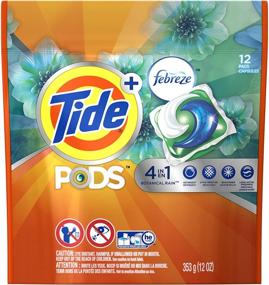 img 4 attached to 🌧️ Tide PODS Plus Febreze Botanical Rain: Powerful 12-load HE Detergent Pacs